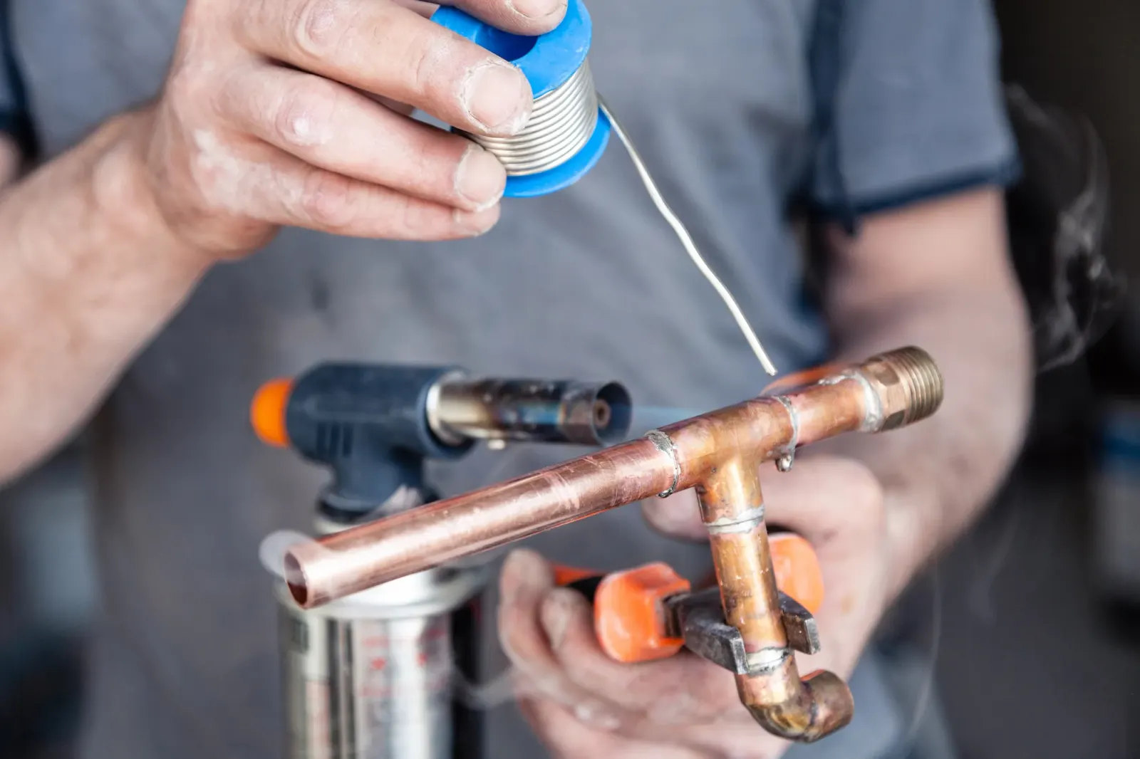 Gas leak repair