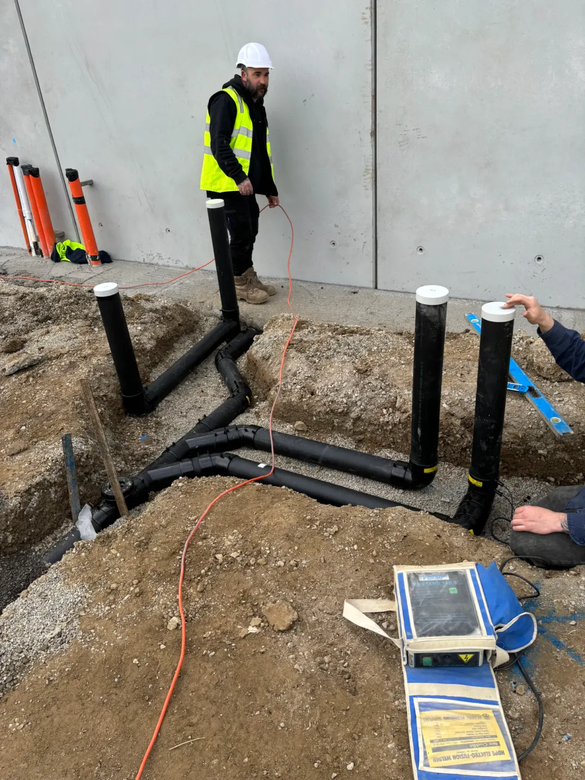 Grease waste drains