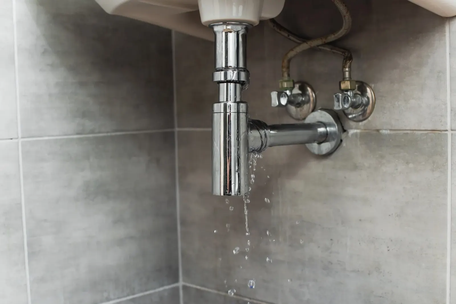 Concealed leak exposed